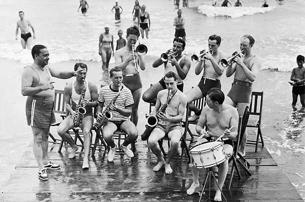 Band on Beach